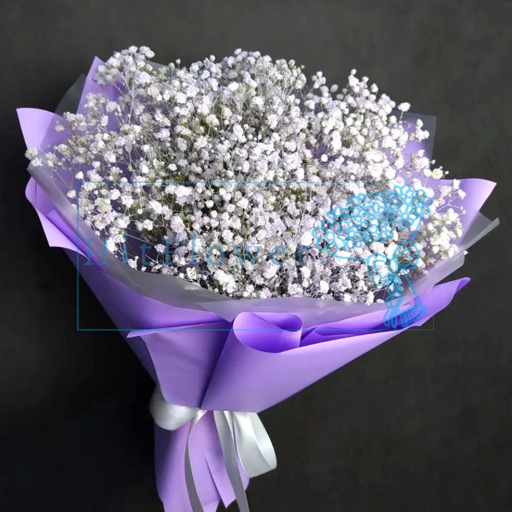 Букет цветов из: Гипсофила